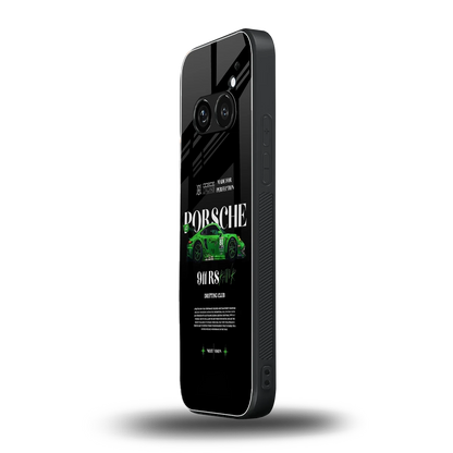 911 RS Drifting Club nothing phone 2a plus mobile cover | shockproof glass phone case