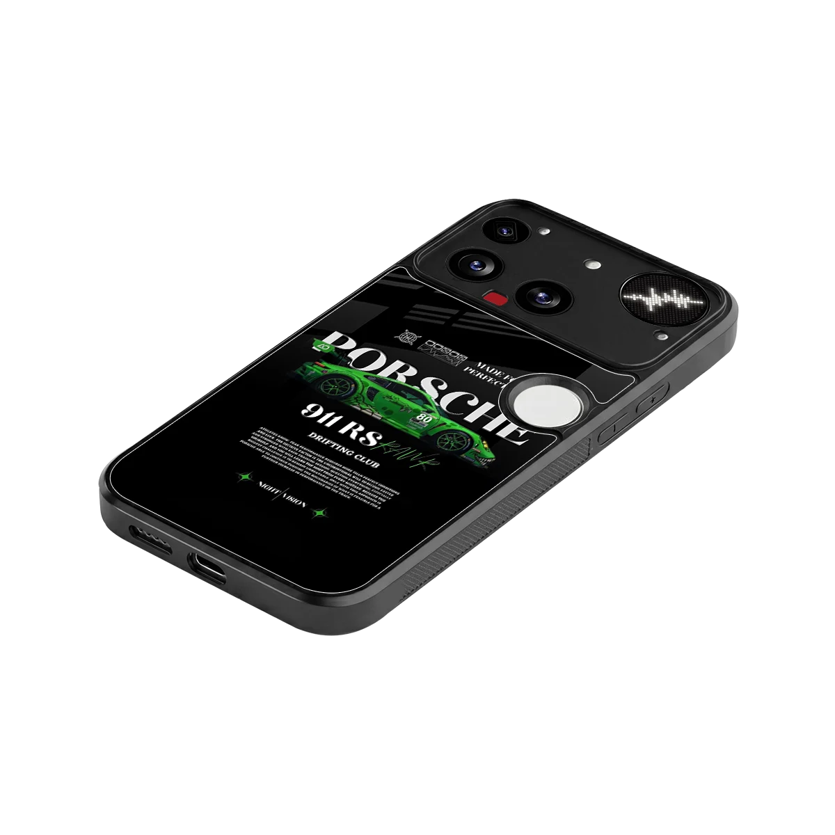 911 RS Drifting Club stylish phone case for nothing phone 3 | glossy glass and slim fit