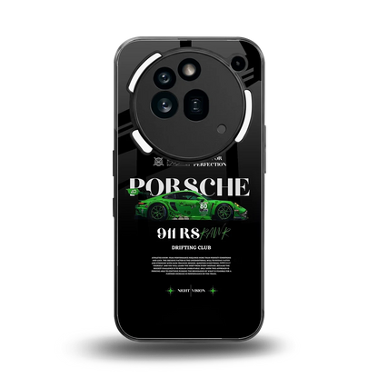 911 RS Drifting Club back phone cover | glass case for nothing phone 3a pro