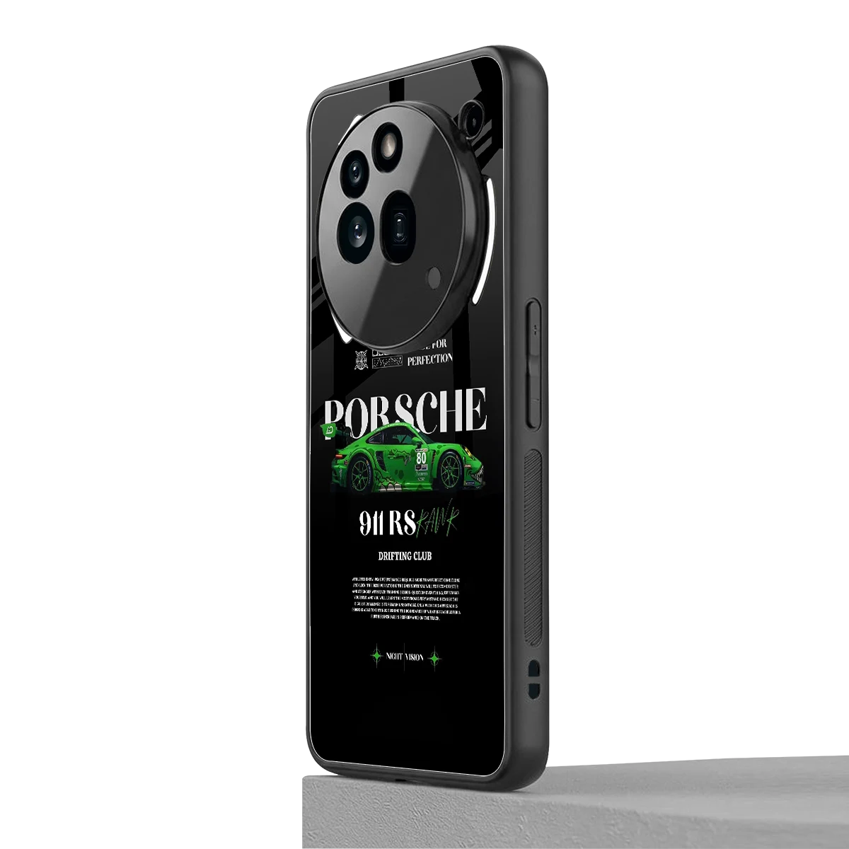 911 RS Drifting Club nothing phone 3a pro mobile cover | shockproof glass phone case