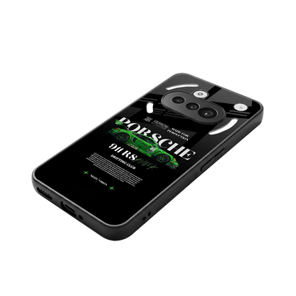 911 RS Drifting Club stylish phone case for nothing phone 3a | glossy glass and slim fit