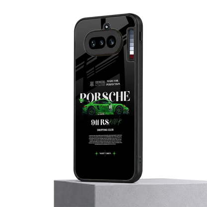 911 RS Drifting Club nothing phone 4a mobile cover | shockproof glass phone case