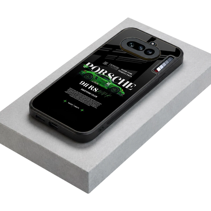 911 RS Drifting Club stylish phone case for nothing phone 4a | glossy glass and slim fit