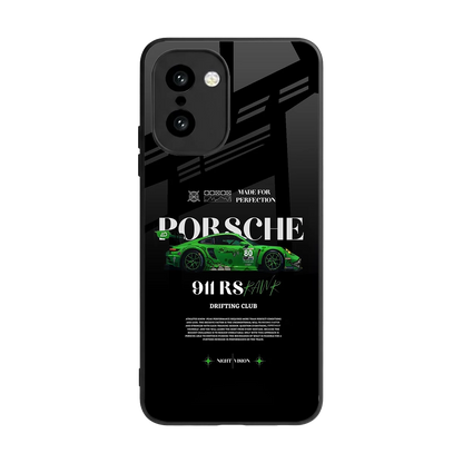 911 RS Drifting Club back phone cover | glass case for oneplus 15r