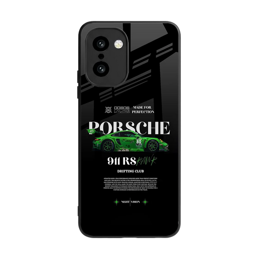 911 RS Drifting Club back phone cover | glass case for oneplus 15r