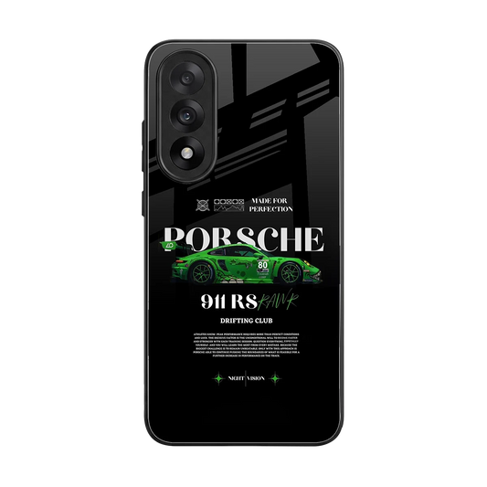 911 RS Drifting Club back phone cover | glass case for oneplus nord 5
