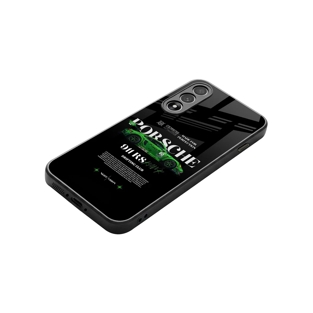 911 RS Drifting Club stylish phone case for oneplus nord 5 | glossy glass and slim fit
