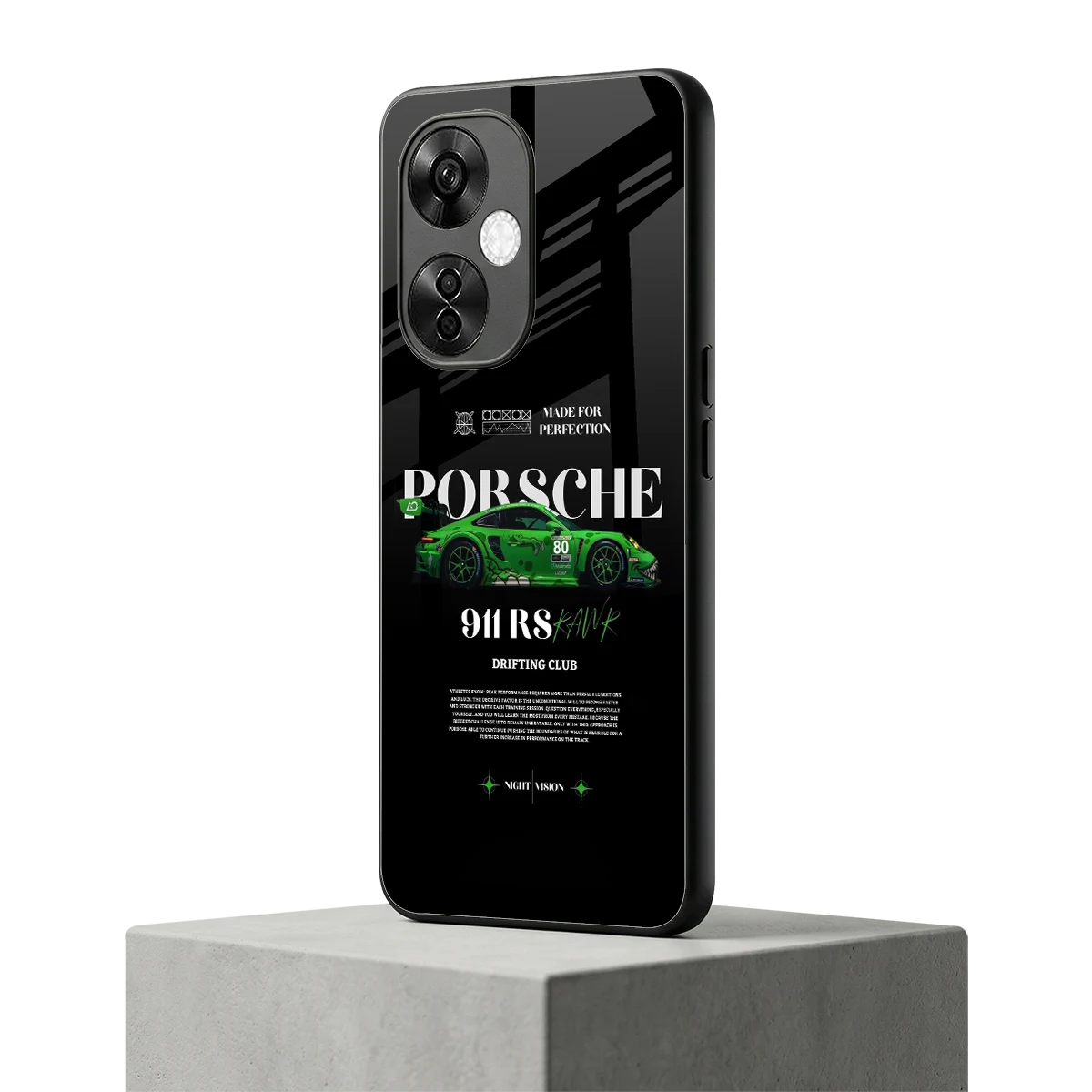 911 RS Drifting Club oneplus nord ce 3 lite mobile cover | shockproof glass phone case