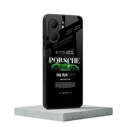 911 RS Drifting Club oppo a5x 5g mobile cover | shockproof glass phone case