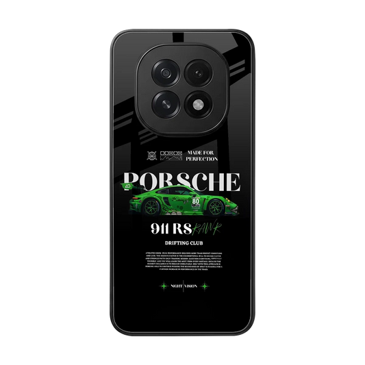 911 RS Drifting Club back phone cover | glass case for oppo f29 5g