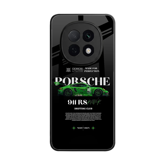 911 RS Drifting Club back phone cover | glass case for oppo f29 pro 5g
