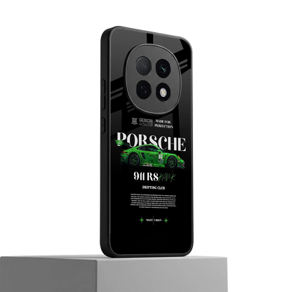 911 RS Drifting Club oppo f29 pro 5g mobile cover | shockproof glass phone case