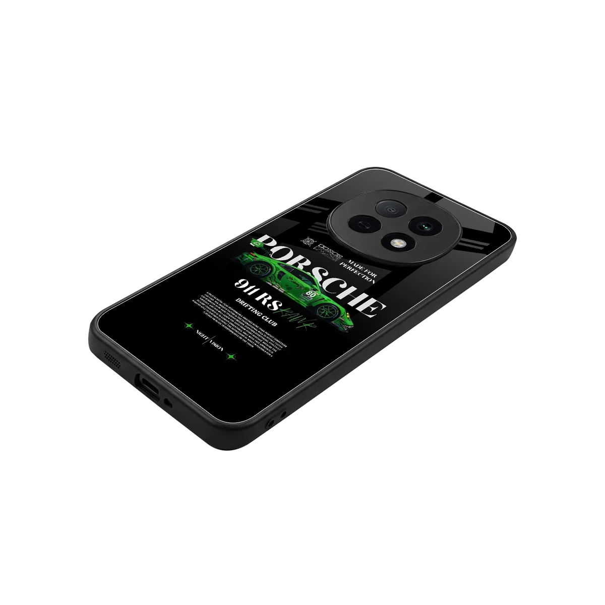 911 RS Drifting Club stylish phone case for oppo f29 pro 5g | glossy glass and slim fit