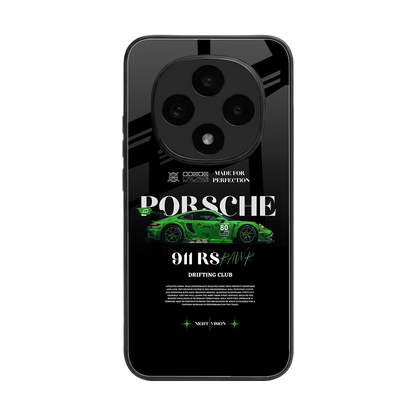 911 RS Drifting Club back phone cover | glass case for oppo f31 pro 5g