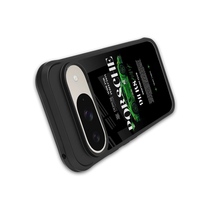 911 RS Drifting Club stylish phone case for google pixel 9 | glossy glass and slim fit