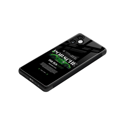911 RS Drifting Club stylish phone case for samsung galaxy a06 5g | glossy glass and slim fit