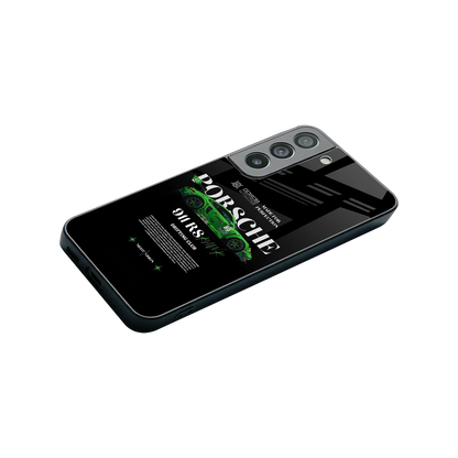 911 RS Drifting Club stylish phone case for samsung galaxy s22 | glossy glass and slim fit