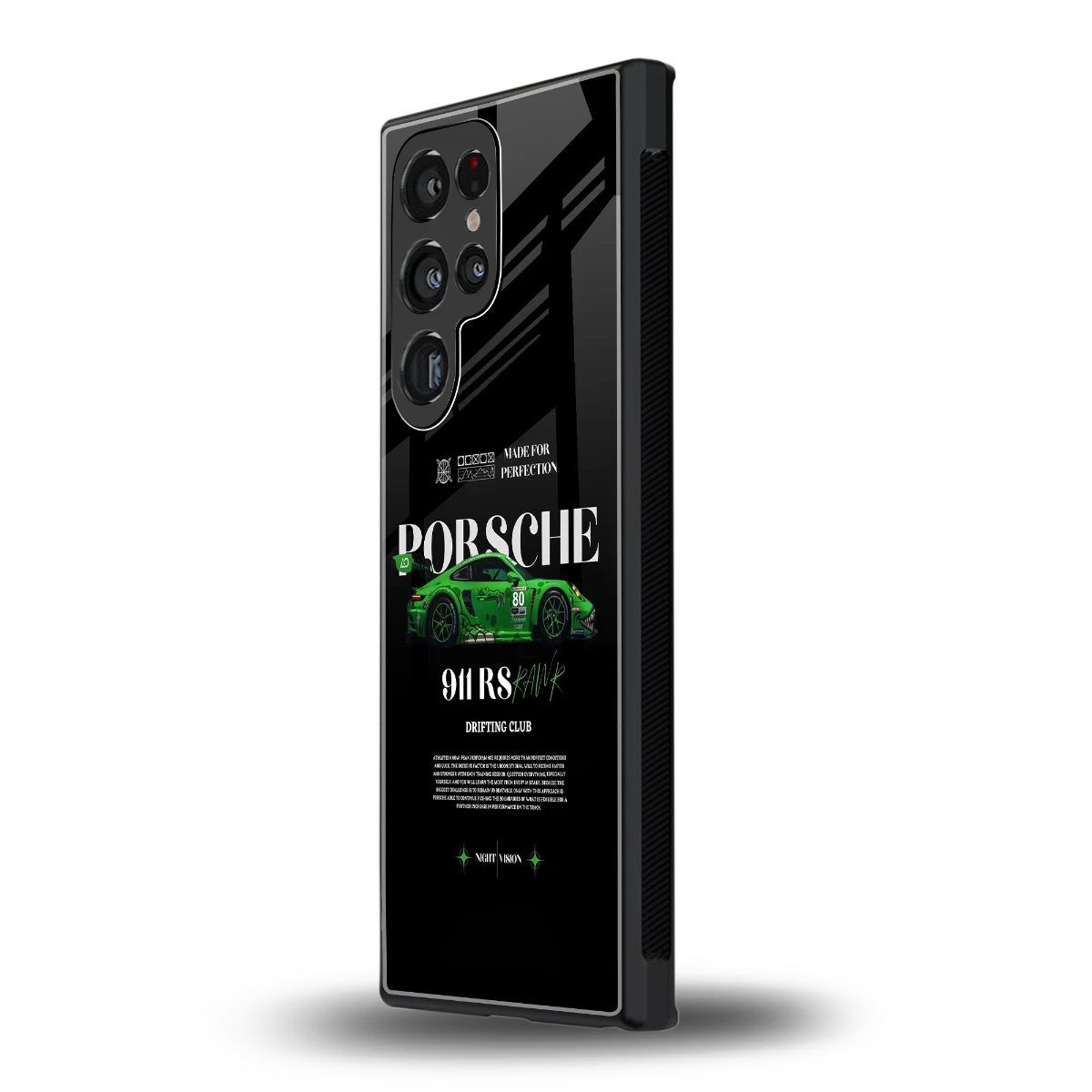 911 RS Drifting Club samsung galaxy s23 ultra mobile cover | shockproof glass phone case