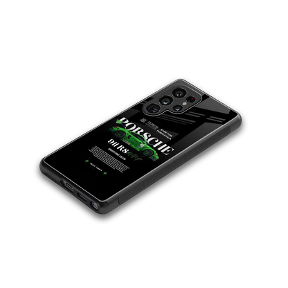 911 RS Drifting Club stylish phone case for samsung galaxy s25 ultra | glossy glass and slim fit
