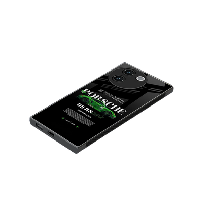 911 RS Drifting Club stylish phone case for vivo v30e | glossy glass and slim fit