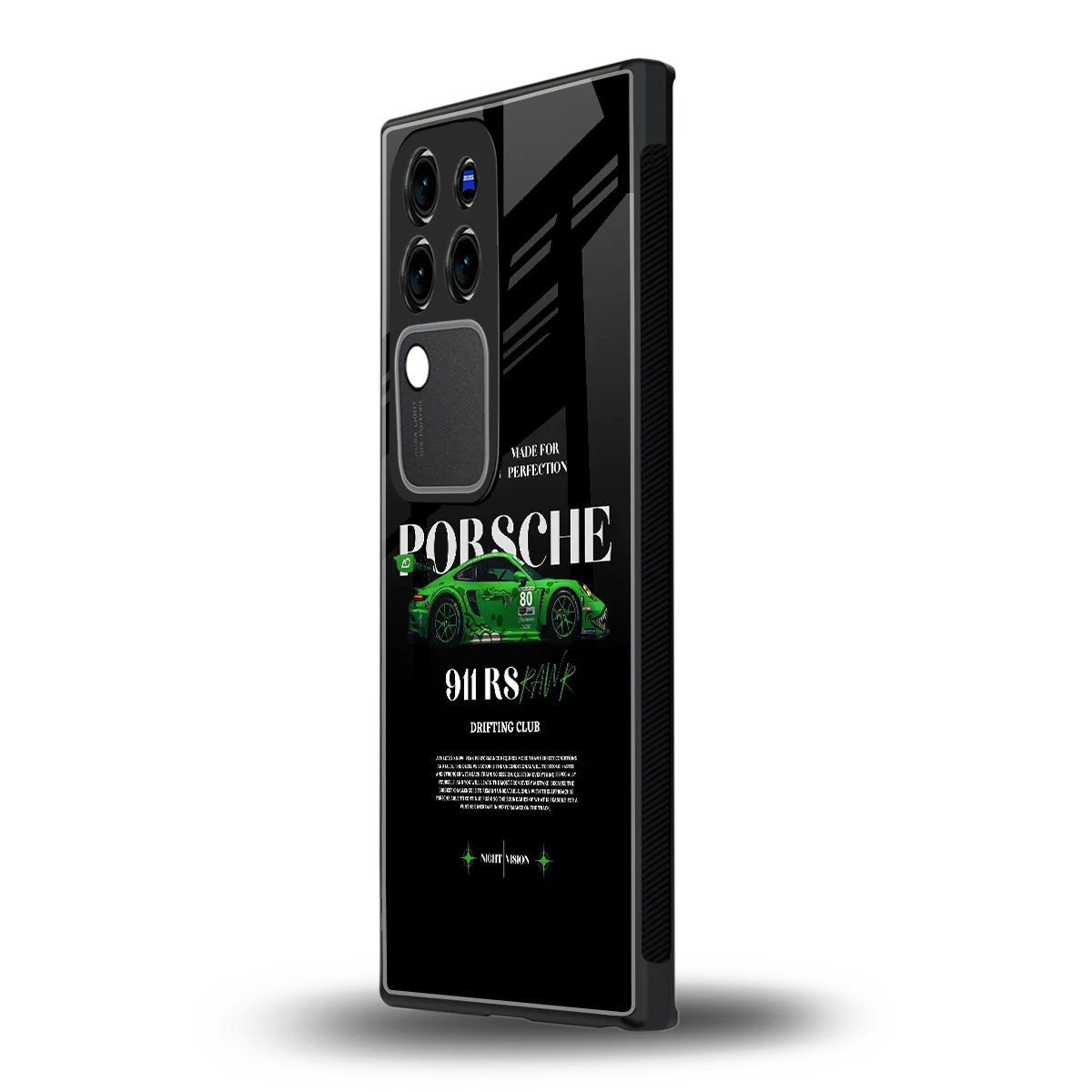 911 RS Drifting Clubvivo v30 pro mobile cover | shockproof glass phone case