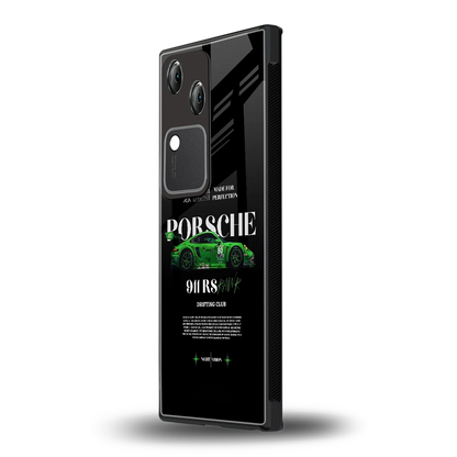 911 RS Drifting Club vivo v30 mobile cover | shockproof glass phone case