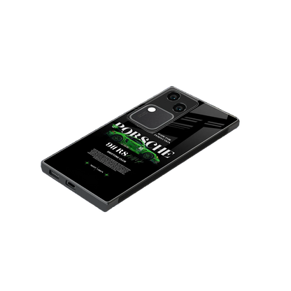 911 RS Drifting Club stylish phone case for vivo v30 | glossy glass and slim fit
