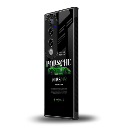 911 RS Drifting Club vivo v40 pro mobile cover | shockproof glass phone case