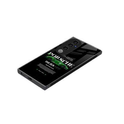 911 RS Drifting Club stylish phone case for vivo v40 pro | glossy glass and slim fit