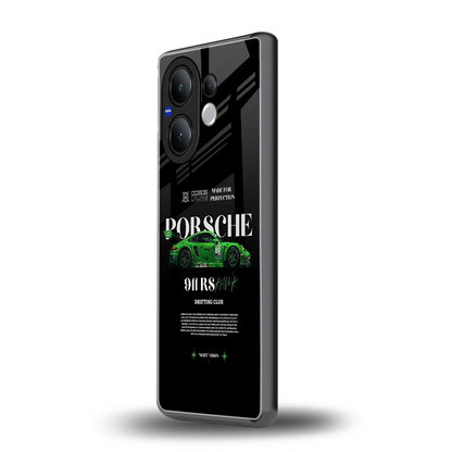 911 RS Drifting Club vivo v60 mobile cover | shockproof glass phone case