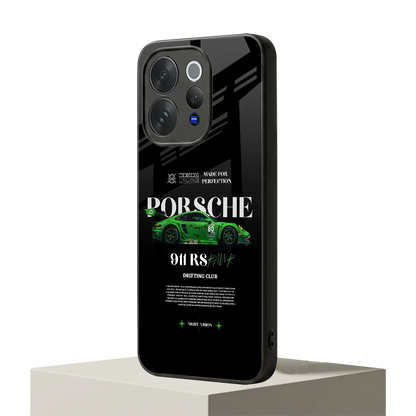 911 RS Drifting Club vivo v70 mobile cover | shockproof glass phone case