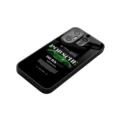 911 RS Drifting Club stylish phone case for vivo x200 fe | glossy glass and slim fit
