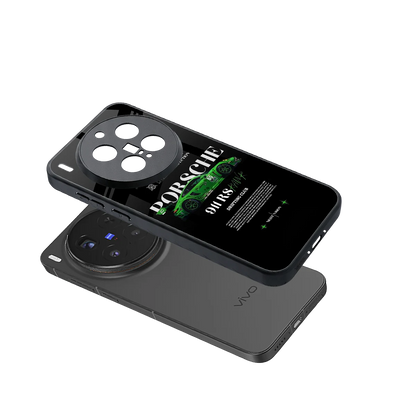 911 RS Drifting Club sleek vivo x300 pro cover with tempered glass back and TPU edges