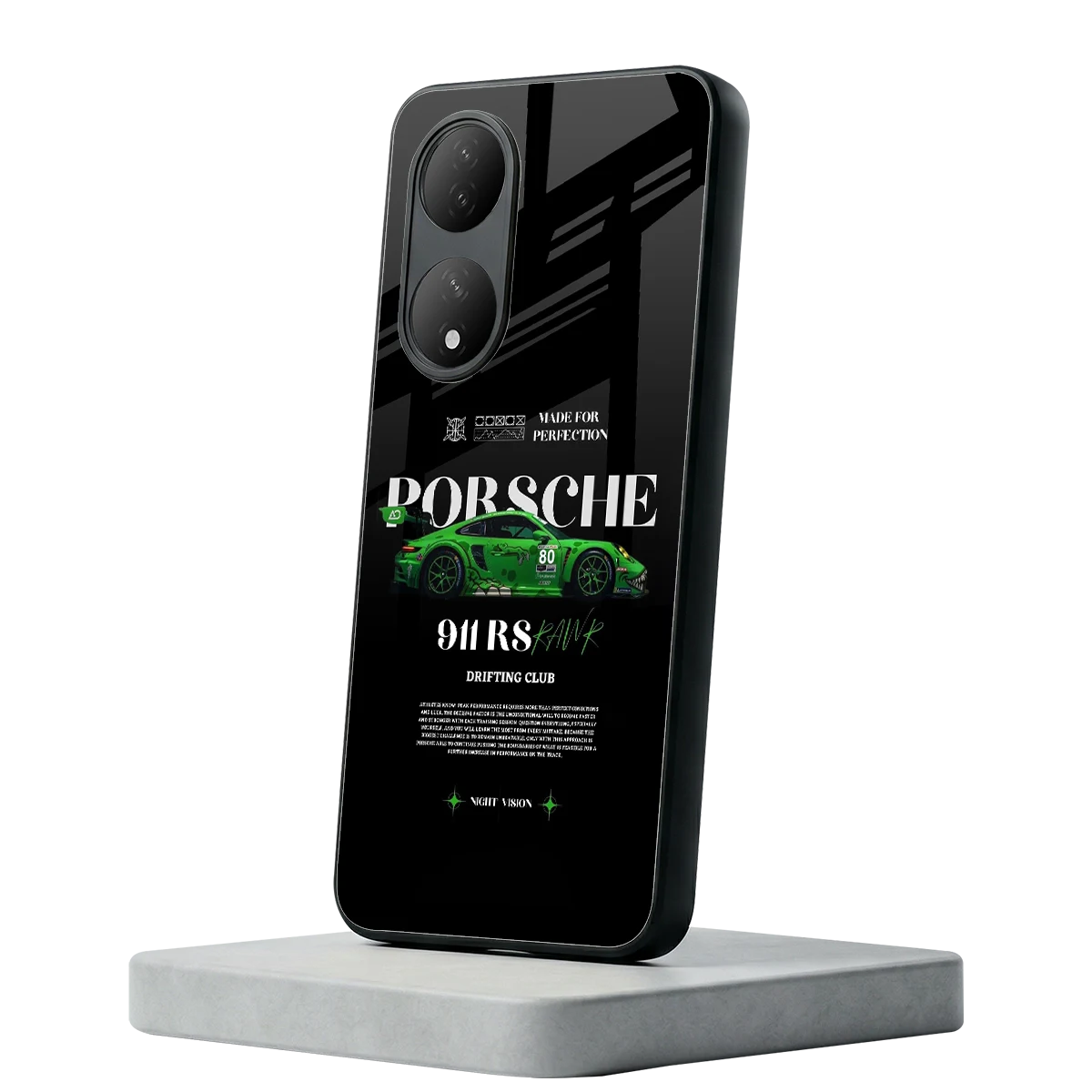 911 RS Drifting Club Vivo-y100 mobile cover | shockproof glass phone case
