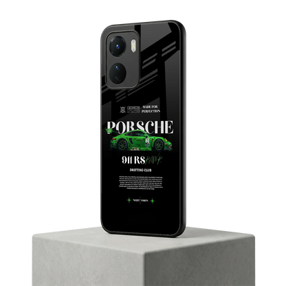911 RS Drifting Club vivo y16 mobile cover | shockproof glass phone case