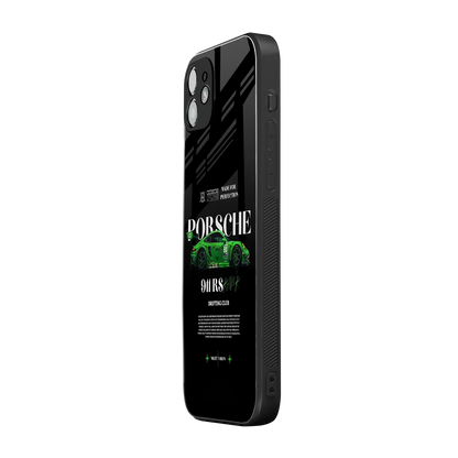 911 RS Drifting Club iphone 12 mobile cover | shockproof glass phone case