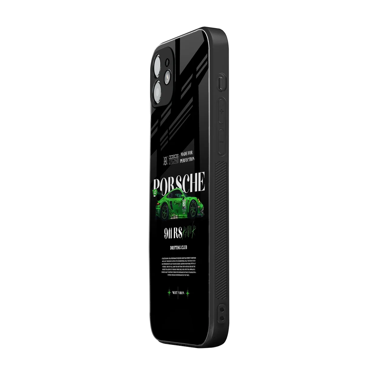 911 RS Drifting Club iphone 11 mobile cover | shockproof glass phone case
