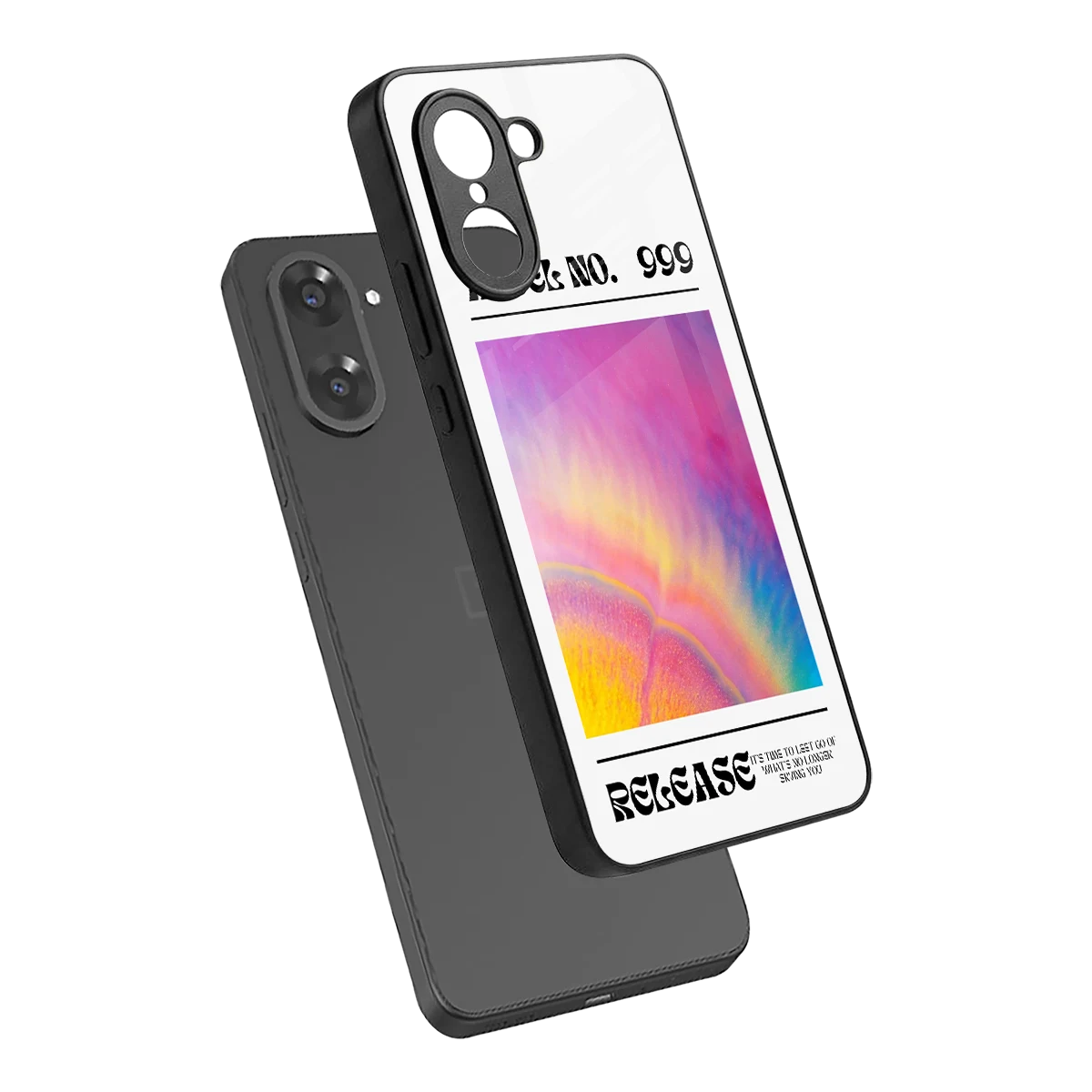 999 sleek oneplus nord ce5 5g cover with tempered glass back and TPU edges