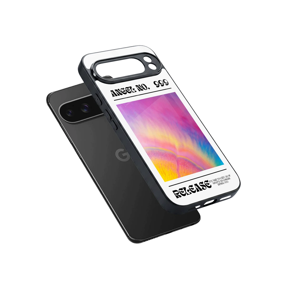999 sleek google pixel 10 pro xl cover with tempered glass back and TPU edges