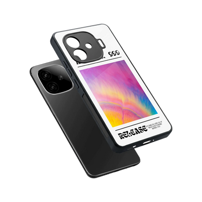 999 sleek iqoo neo 10r 5g cover with tempered glass back and TPU edges
