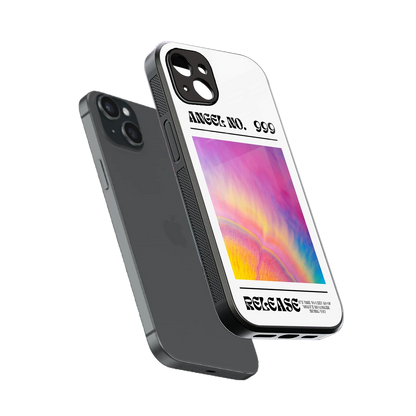999 sleek iphone 14 plus cover with tempered glass back and TPU edges