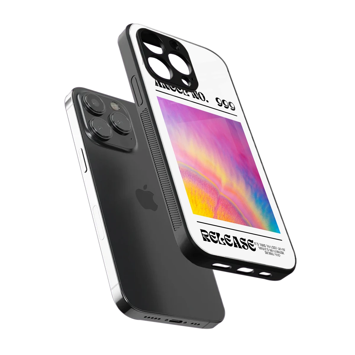 999 sleek iphone 15 pro max cover with tempered glass back and TPU edges