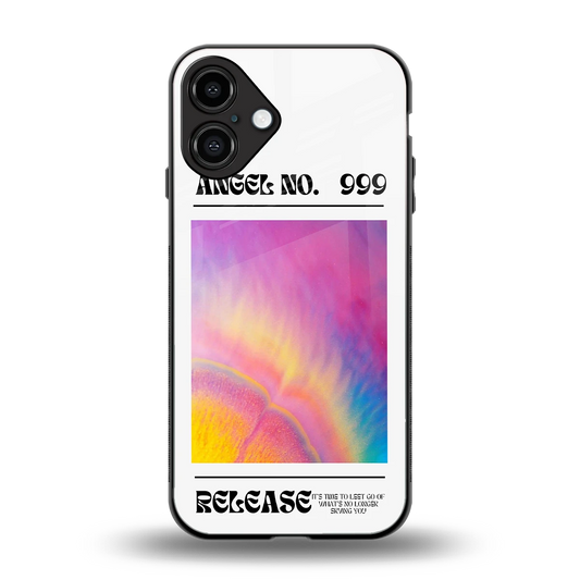 999 back phone cover | glass case for iphone 16 plus