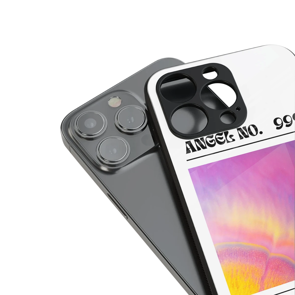 999 stylish phone case for iphone 14 | glossy glass and slim fit