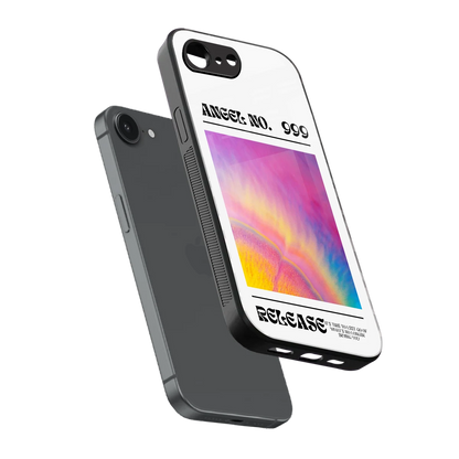 999 sleek iphone 16e cover with tempered glass back and TPU edges