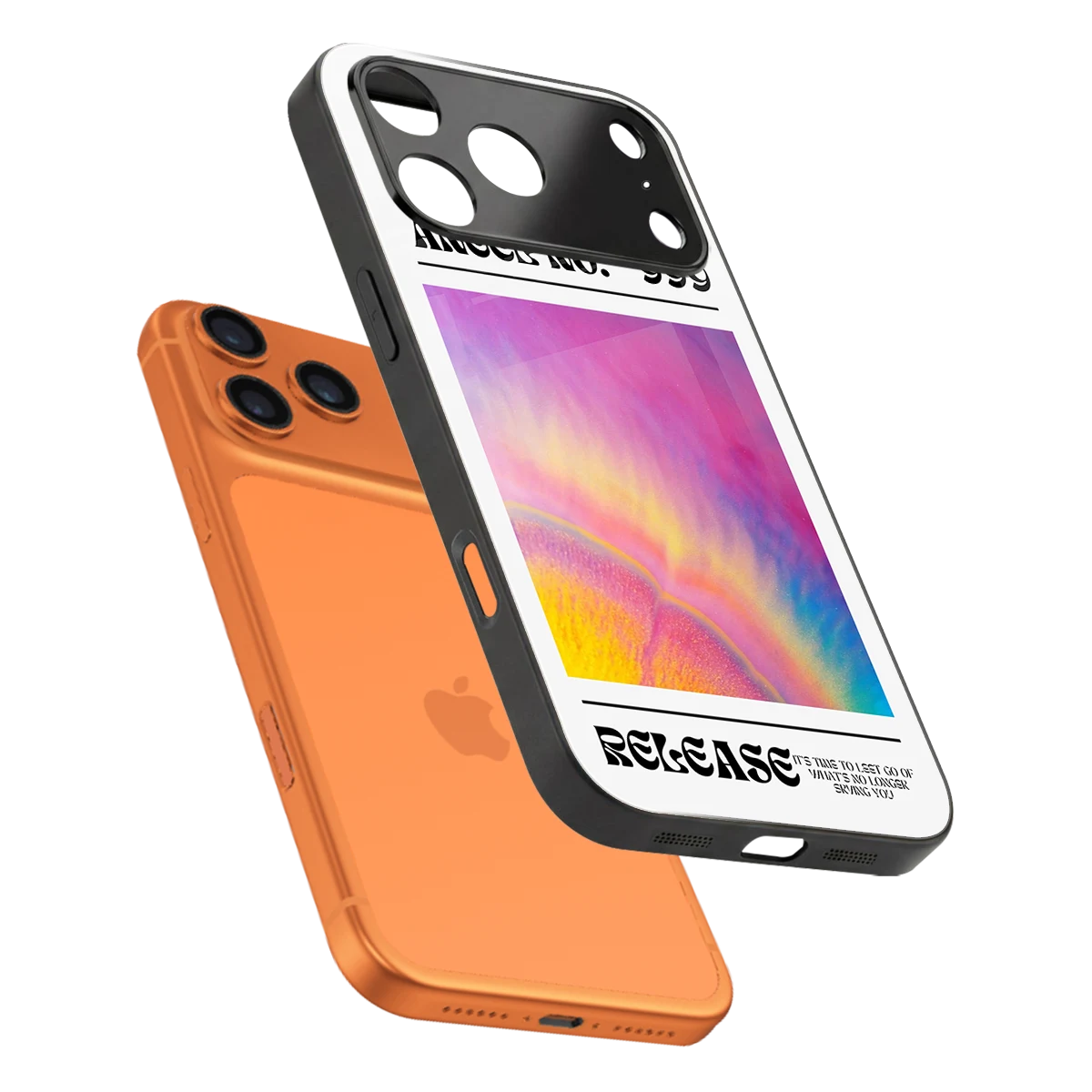 999 sleek iphone 17 pro max cover with tempered glass back and TPU edges