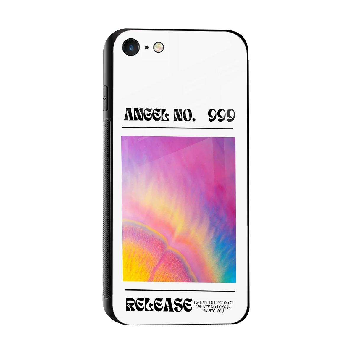999 sleek iphone 7 cover with tempered glass back and TPU edges