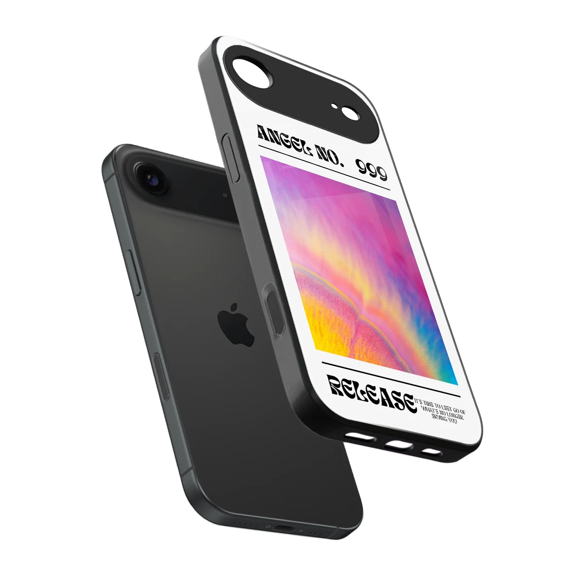 999 sleek iphone air cover with tempered glass back and TPU edges