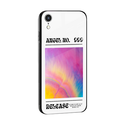 999 sleek iphone xr cover with tempered glass back and TPU edges