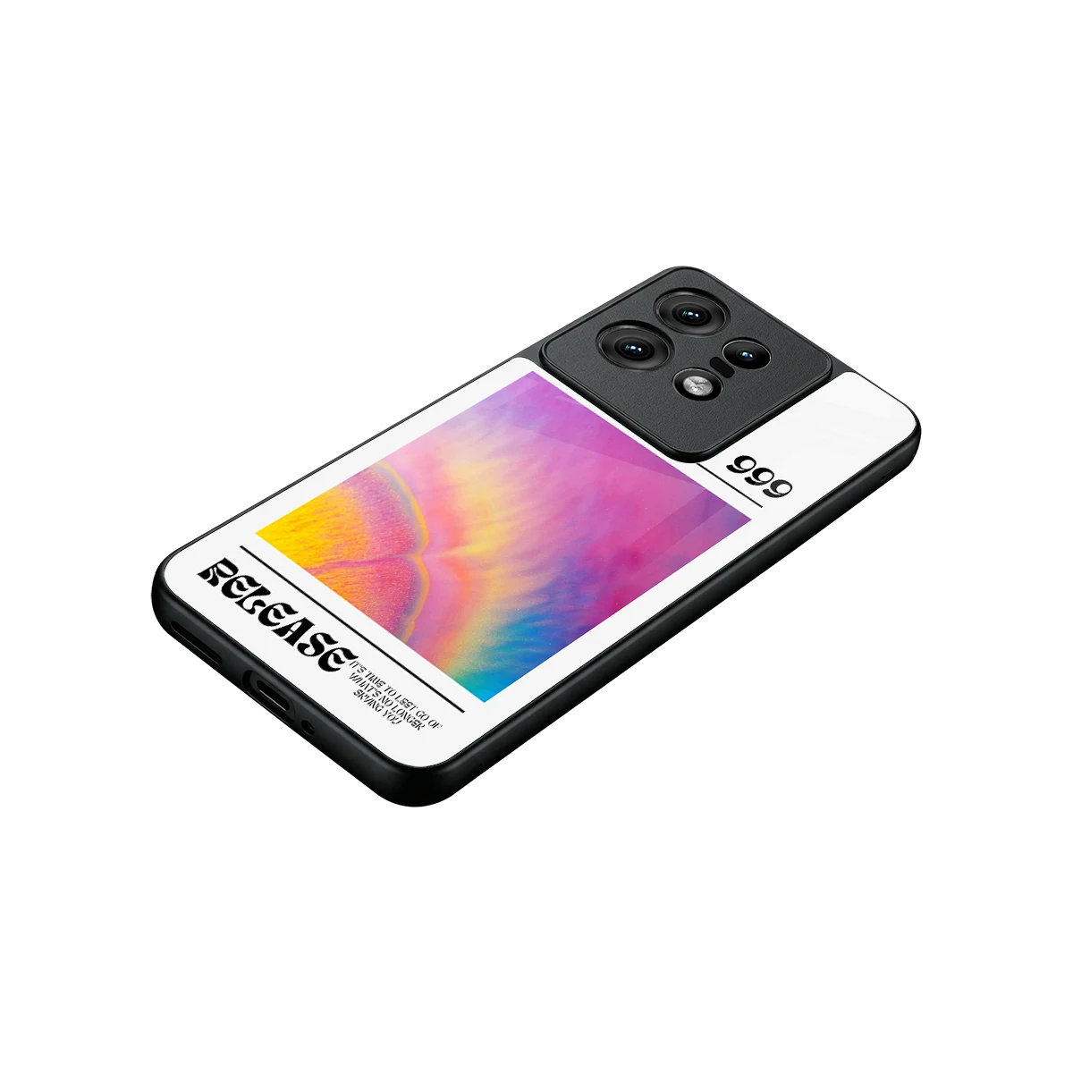 999 stylish phone case for motorola edge 50 pro | glossy glass and slim fit